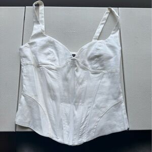 Zara Cream Corset Top